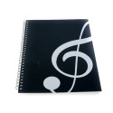 A4 notebook treble clef