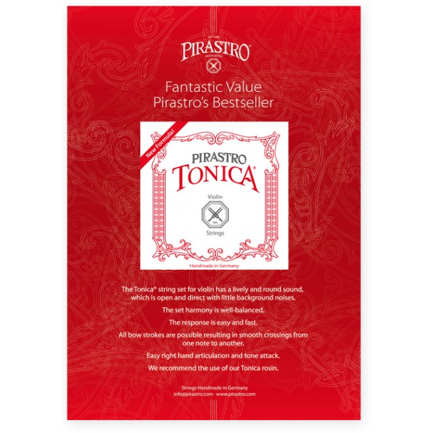 Pirastro Tonica strings poster