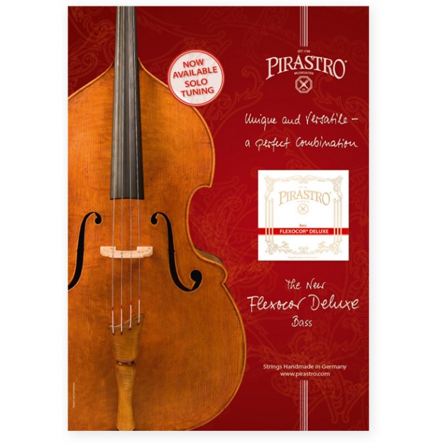 Affiche des cordes pour contrebasse Pirastro Flexocor Deluxe