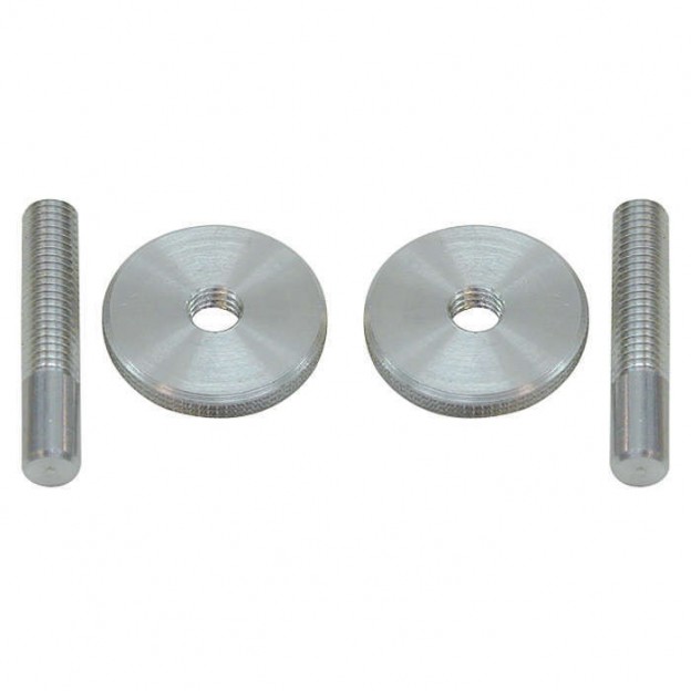 Bridge adjustment screws for bass set