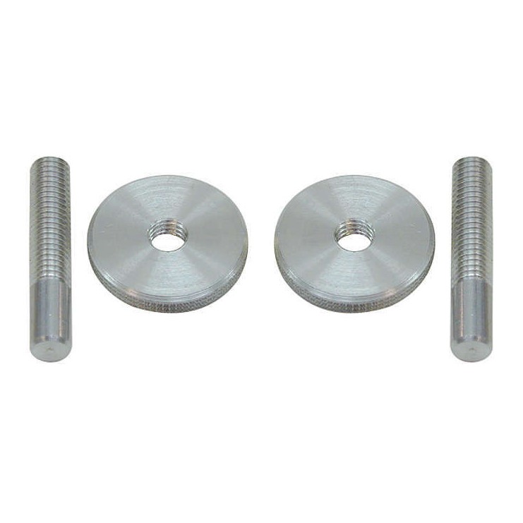 Bridge adjustment screws for bass set