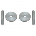 Bridge adjustment screws for bass set