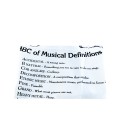 Musical definitions apron