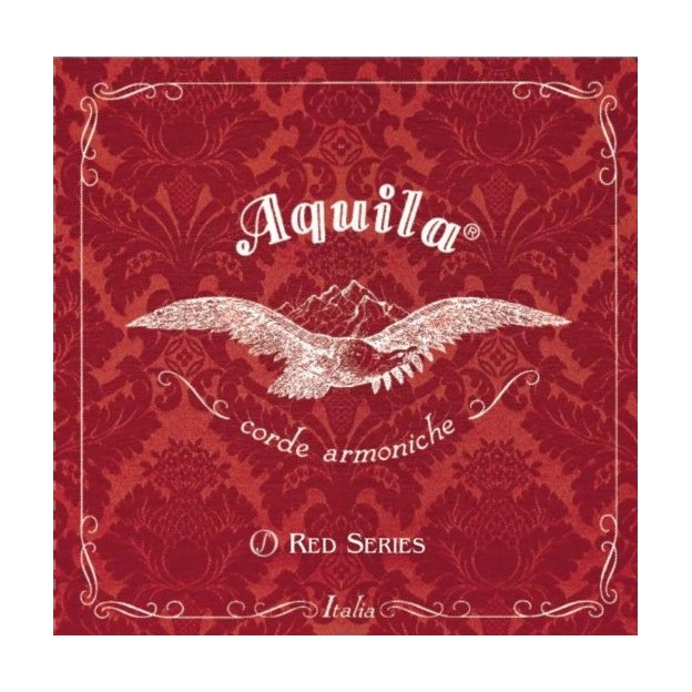 Aquila Red Series violin string set Medium