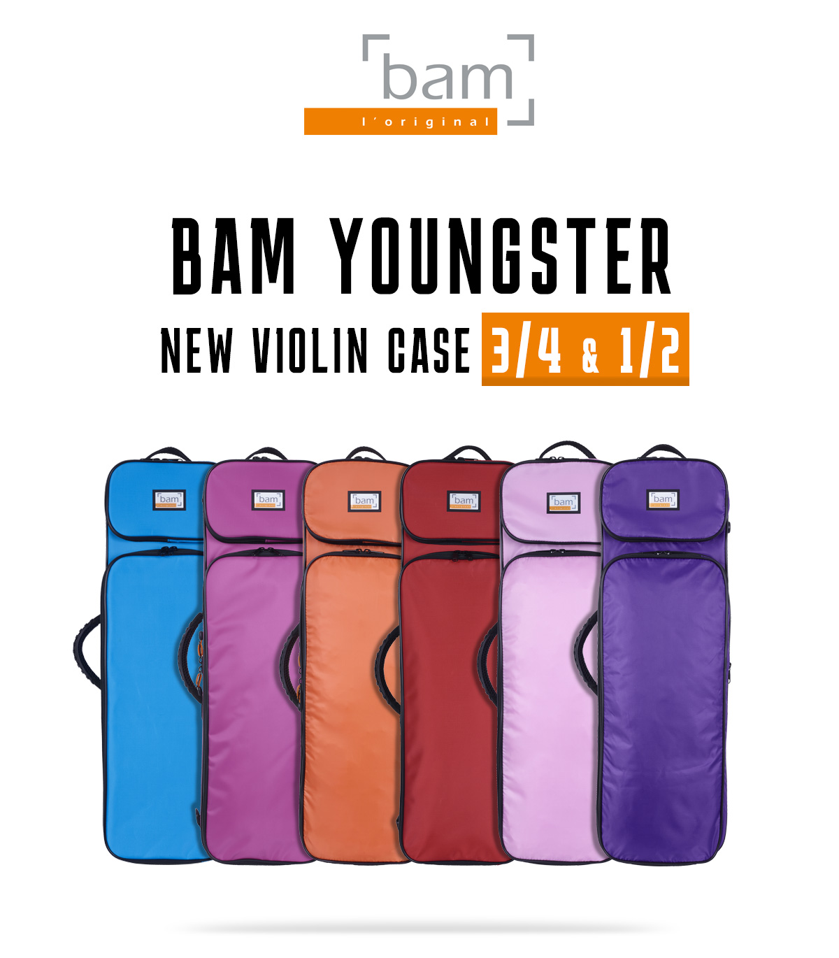 New Bam Youngster violin case, image size:1200x1370