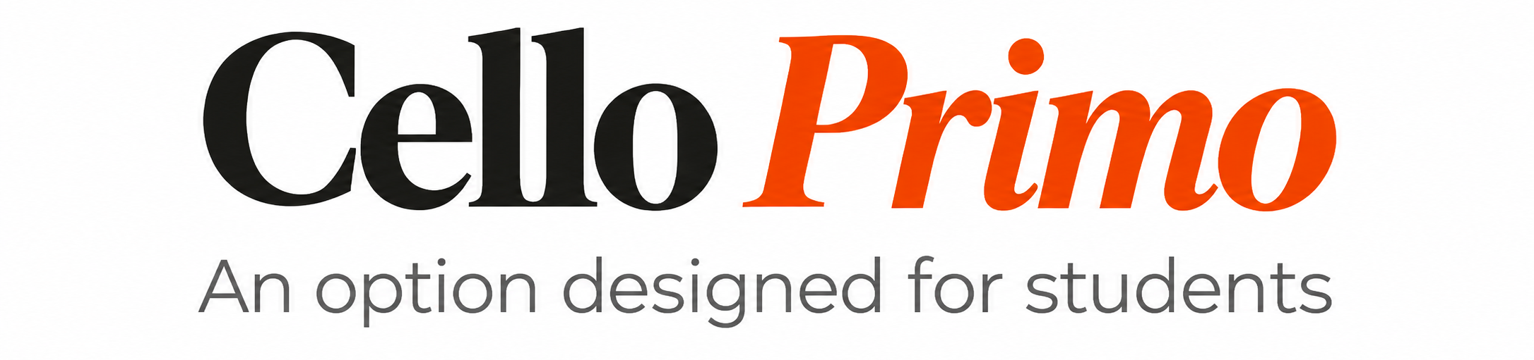 Cello Primo: an option designed for students
