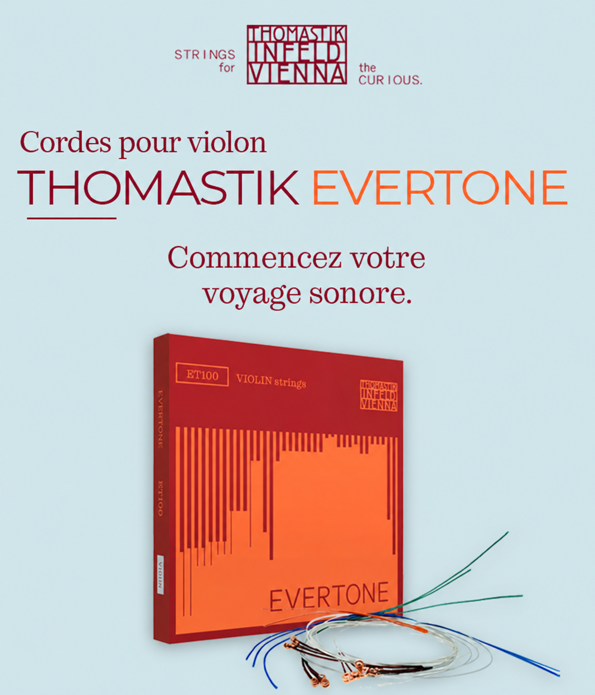 Thomastik Evertone violin strings