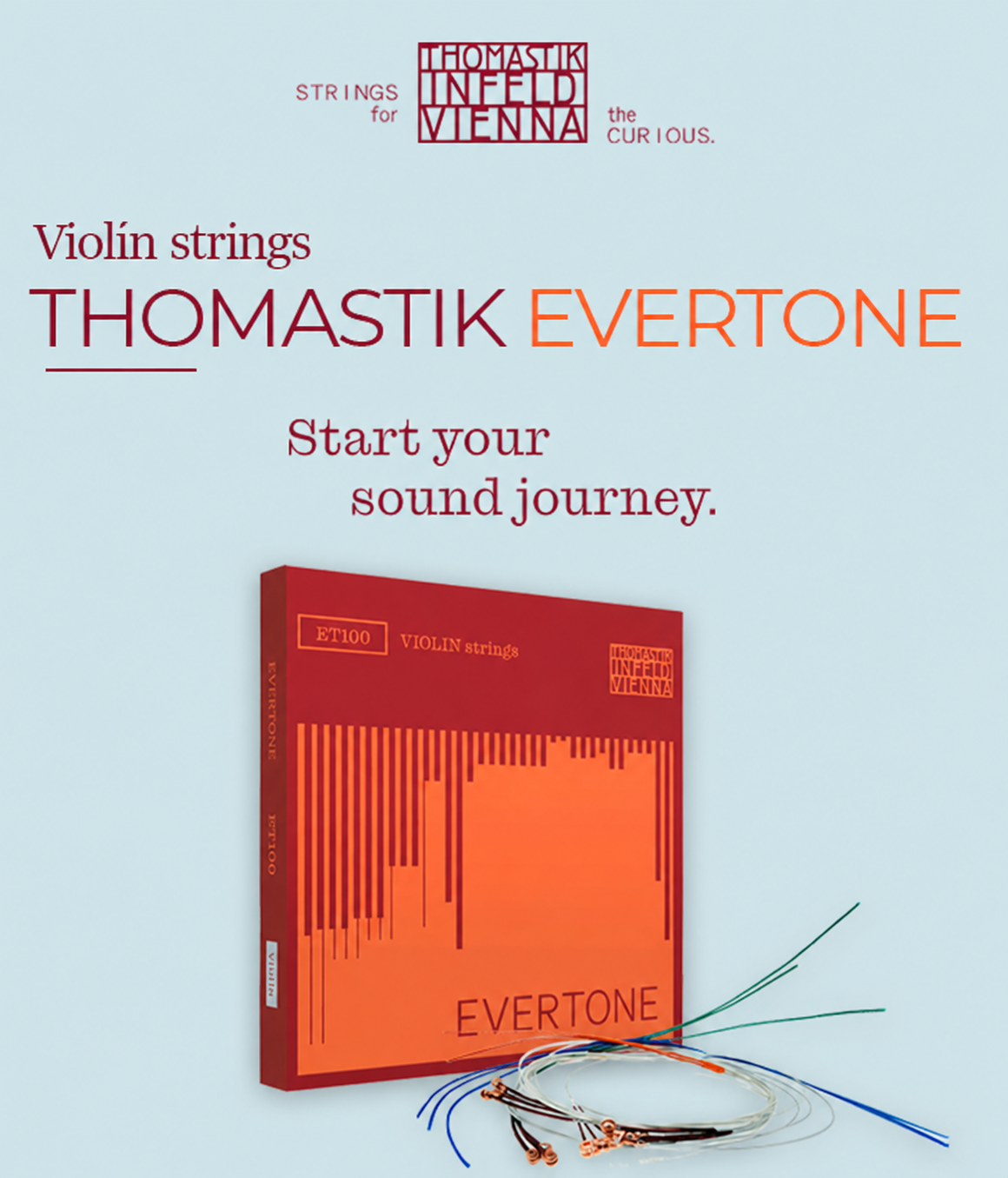 Thomastik Evertone violin strings