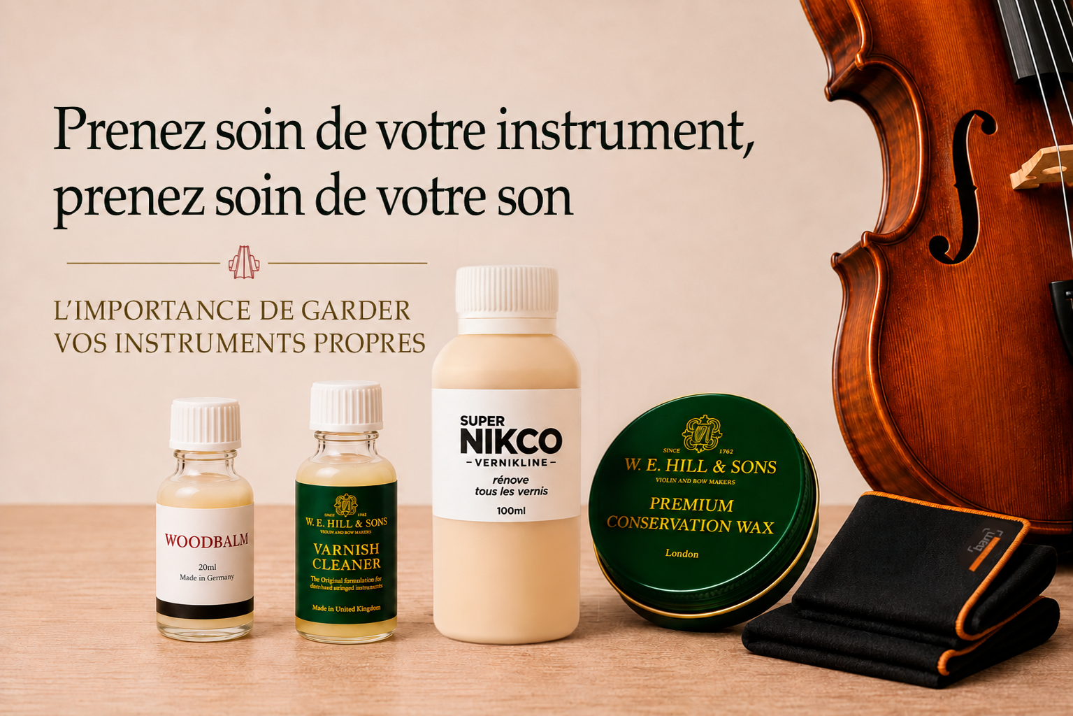 Take Care of Your Instrument, Take Care of Your Sound